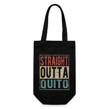 Tout droit sorti de Quito - Sac à bouteille - noir - Devant
