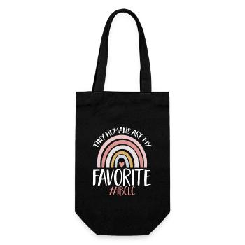 Lactation Consultant IBCLC - Gift Bag for Bottles - black - Front