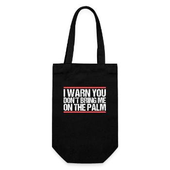Je vous préviens ne m’amenez pas sur la paume Denglish - Sac à bouteille - noir - Devant