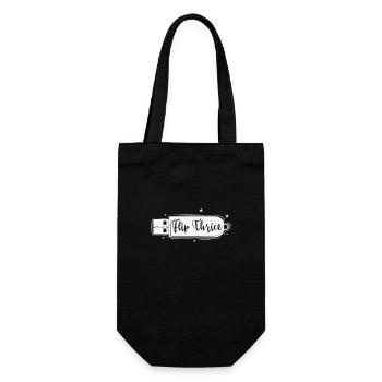 Flip Thrice USB Stick Retro Storage Module - Gift Bag for Bottles - black - Front