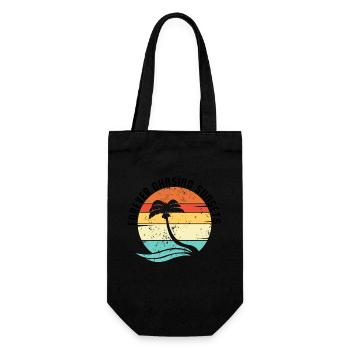 Forever Chasing Sunsets Vacances d’été rétro - Sac à bouteille - noir - Devant