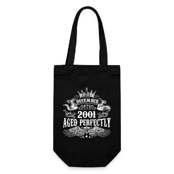 Décembre 2001 anniversaire 2001 Décembre - Sac à bouteille - noir - Devant