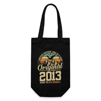 Vintage 2013 - Birthday Joy - Gift Bag for Bottles - black - Front