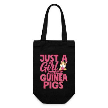 Juste une fille qui aime les cochons d’Inde Cavy amant Roden - Sac à bouteille - noir - Devant