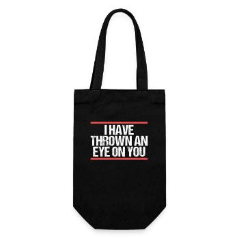 J’ai jeté un coup d’œil sur toi Denglisch - Sac à bouteille - noir - Devant