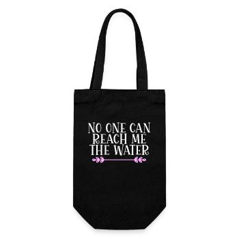 Personne ne peut m’atteindre l’eau Denglisch - Sac à bouteille - noir - Devant