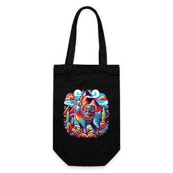Lama de randonnée : De sommet en sommet - Sac à bouteille - noir - Devant