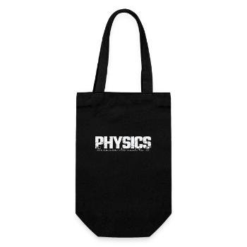La physique parce que c’est cool d’étudier en B2 - Sac à bouteille - noir - Devant