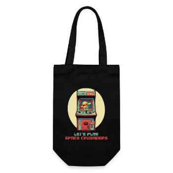 Let's play, Crusaders in Space - Gift Bag for Bottles - black - Front