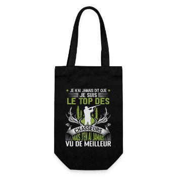 Chasse Pour Homme Cerf Cadeau Chasse Hommes - Sac à bouteille - noir - Devant