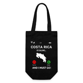 Costa Rica Central America Holidays - Gift Bag for Bottles - black - Front