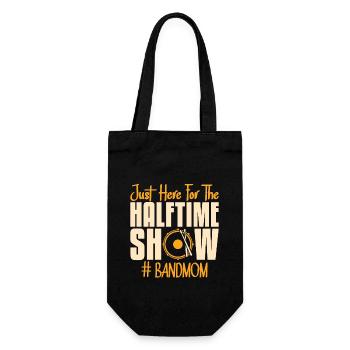 Drumline Just Here For The Halftime Show Drummer - Gift Bag for Bottles - black - Front