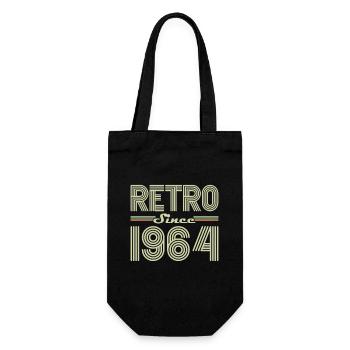 Rétro Depuis 1964 Vintage Cadeau d Anniversaire - Sac à bouteille - noir - Devant