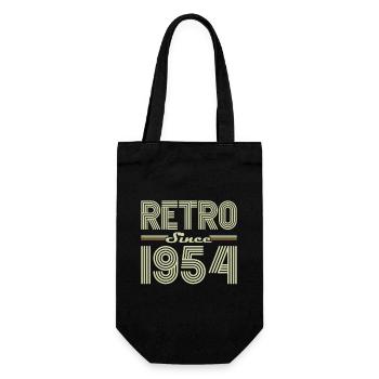 Rétro Depuis 1954 Vintage Cadeau d Anniversaire - Sac à bouteille - noir - Devant