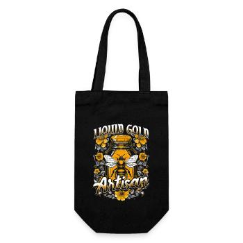 Apiculteur apiculture miel fabricant Design - Sac à bouteille - noir - Devant
