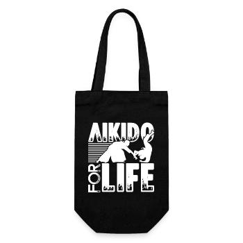 Aikido AiKido For Life - Gift Bag for Bottles - black - Front