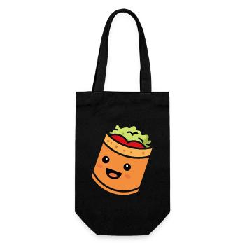 Love Small Burrito - Gift Bag for Bottles - black - Front