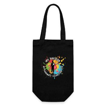 Pharmacy Technician My Passion My Pharmacy Medical - Gift Bag for Bottles - black - Front