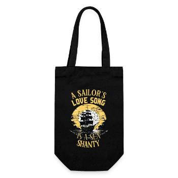 Sailors Sea Shanty Singing Ship Adventures - Geschenkbeutel für Flaschen - Schwarz - Vorne