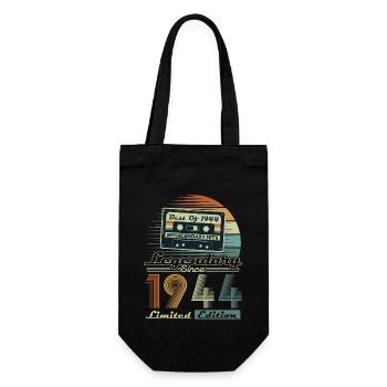 Legendary Since 1944 Vintage Birthday Gift - Gift Bag for Bottles - black - Front