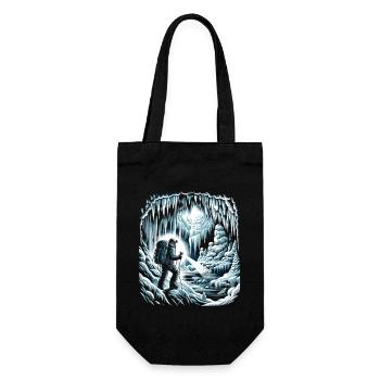 Ice Caving Adventure Apparel Ice Cave - Gift Bag for Bottles - black - Front
