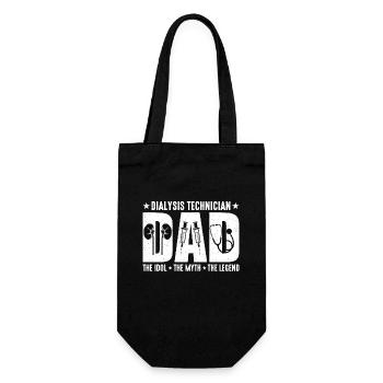 Dialysis Technician Dad The Idol The Nephrologist - Gift Bag for Bottles - black - Front