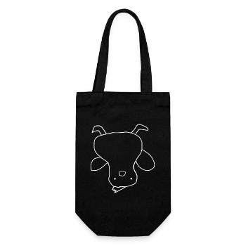 Chicken Animal - Gift Bag for Bottles - black - Front