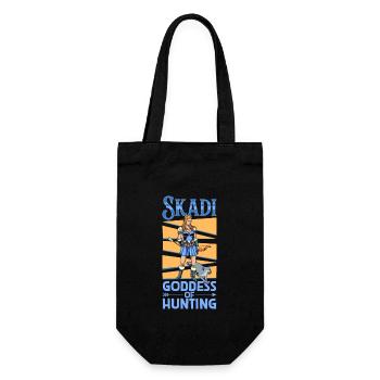 Viking Goddess of the Hunt Skadi - Gift Bag for Bottles - black - Front