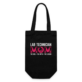 Technicien de laboratoire Maman L’idole Le chercheur de mythes - Sac à bouteille - noir - Devant