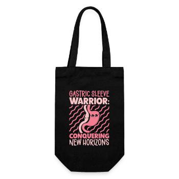 Gastric sleeve, gastric sleeve, gastrectomy, gastrectomy - Gift Bag for Bottles - black - Front
