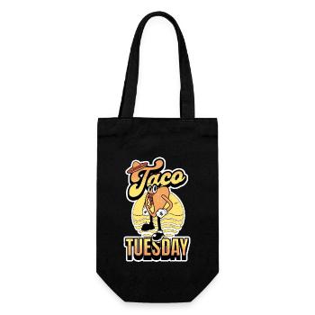 Taco Tuesday - Gift Bag for Bottles - black - Front