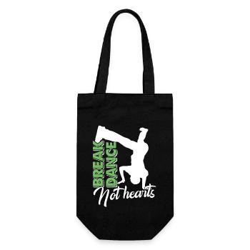 Breakdance Breakdance Not Hearts - Gift Bag for Bottles - black - Front