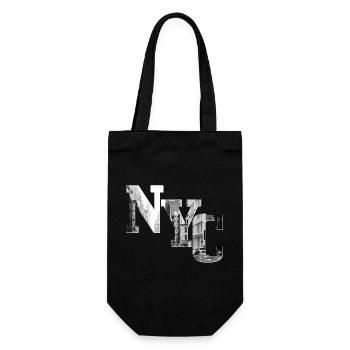 New York City NY NYC Souvenir cadeau - Sac à bouteille - noir - Devant