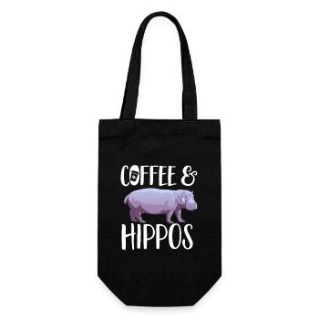 Hippopotame Hippopotame - Sac à bouteille - noir - Devant