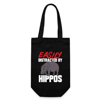 Hippopotame Hippopotame - Sac à bouteille - noir - Devant