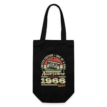 Vintage 1966 Original Rétro Cadeau Anniversaire - Sac à bouteille - noir - Devant