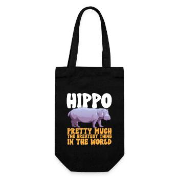 Hippopotame Hippopotame - Sac à bouteille - noir - Devant