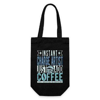 Instant Charge Artist Just Add Coffee - Sac à bouteille - noir - Devant