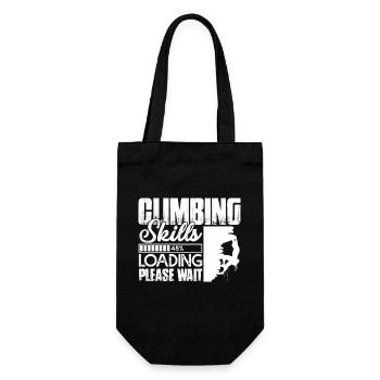 Climbing Climbing Skills Loading - Gift Bag for Bottles - black - Front