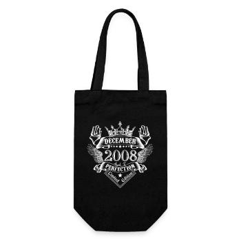 December 2008 | December 2008 Anniversary 2008 - Gift Bag for Bottles - black - Front
