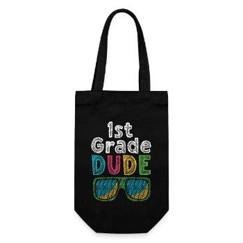 Professeur de maternelle Drôle Étudiant 1er Diplôme - Sac à bouteille - noir - Devant