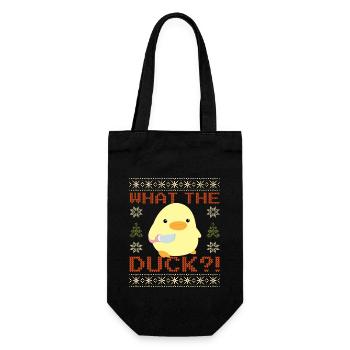 Canard avec couteau Meme - Qu’est-ce que le canard ? Noël - Sac à bouteille - noir - Devant