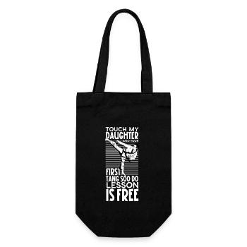 Ne touche pas à ma fille - Tang Soo Do - Sac à bouteille - noir - Devant