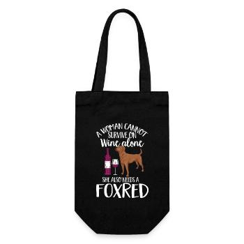 Foxred Labrador Fox Red Labrador Retriever - Gift Bag for Bottles - black - Front