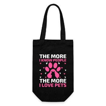 Pet Sitter Pet Sitting Dog and Cat Sitters Dog Wal - Gift Bag for Bottles - black - Front