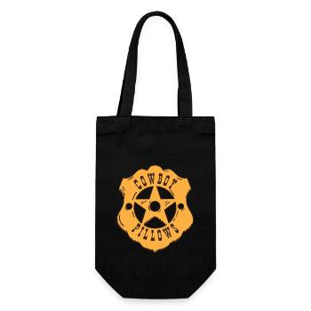 Cowboy Pillows Southern Girl Texas Lady Funny - Gift Bag for Bottles - black - Front