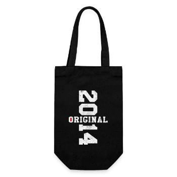Original 2014 Rétro Cadeau d Anniversaire 10 ans - Sac à bouteille - noir - Devant
