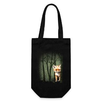 Forest Animals Fox Experience Nature for Nature Lovers - Gift Bag for Bottles - black - Front