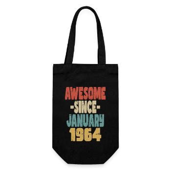 Fantastischer Januar 1956 - Geschenkbeutel für Flaschen - Schwarz - Vorne