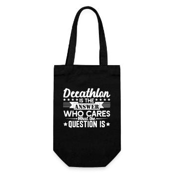 Decathlon Decathlon Is The Answer - Gift Bag for Bottles - black - Front